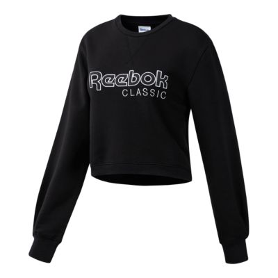 reebok sweatshirt black