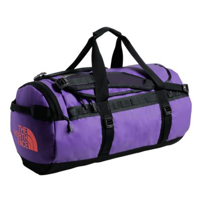 north face duffel purple