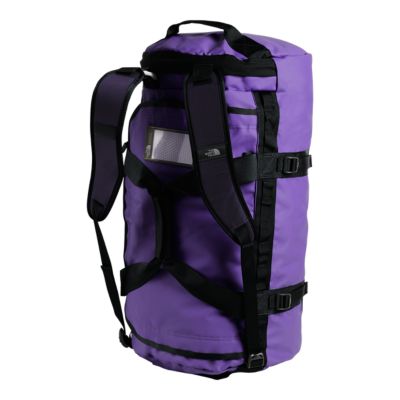 north face duffel purple