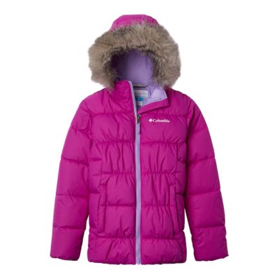 girls purple winter coat