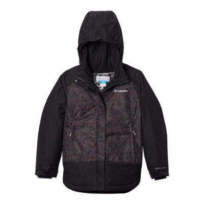 girls black columbia jacket