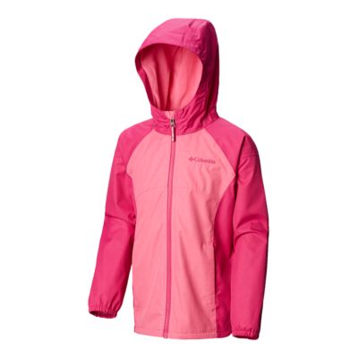 columbia pink rain jacket