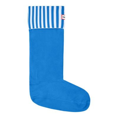 blue boot socks