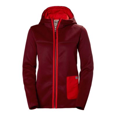 helly hansen red hoodie