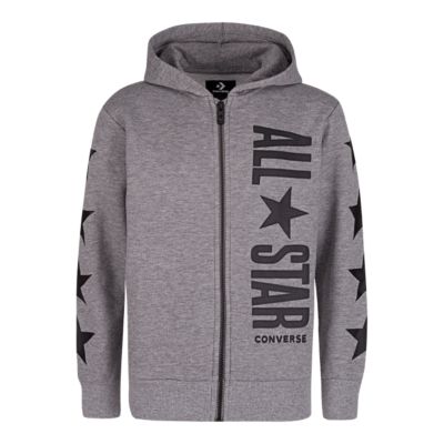 converse grey zip hoodie