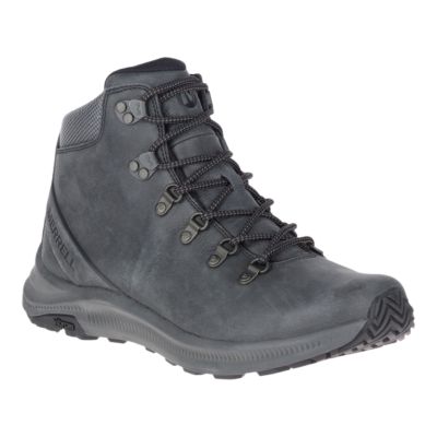 merrell hiking boots black