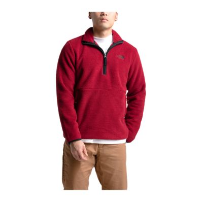 north face sherpa half zip