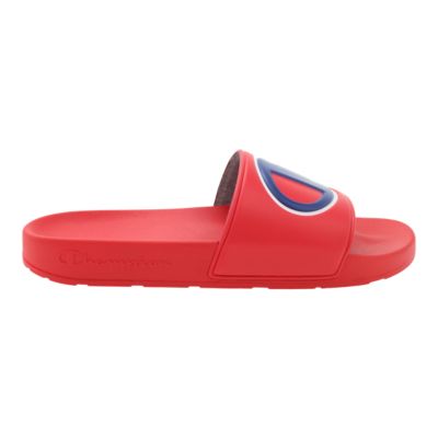 champion sandals red