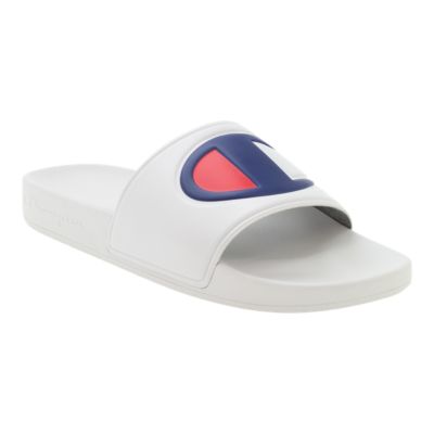 champion flip flops white