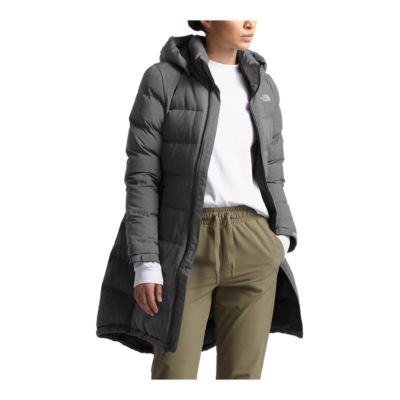 north face metropolis parka grey