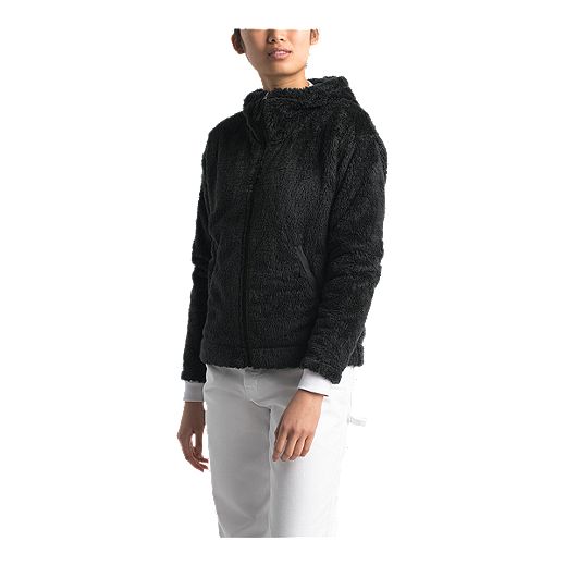 The North Face Women's Furry Fleece Full Zip Hoodie - Black 