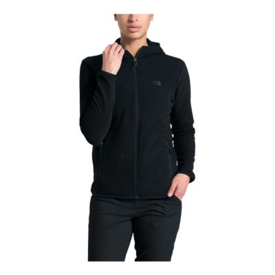 womens hooded north face fleece