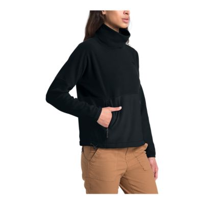 the north face women's terry funnel neck pullover