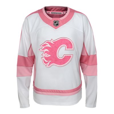 pink calgary flames jersey