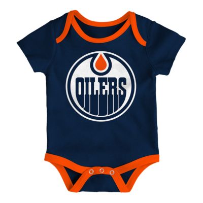 NHL Outerstuff Edmonton Oilers Cuddle & Play Infant Bodysuit Set 3erPack