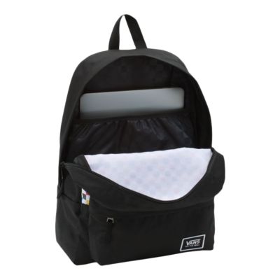 vans glitter check backpack