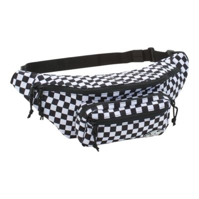 vans fanny pack black and white