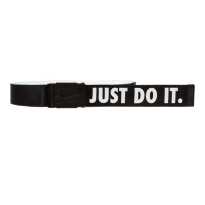 nike black web belt