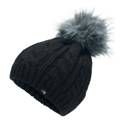 north face beanie with pom