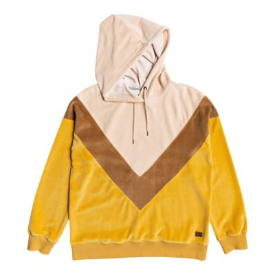 roxy chasing waves velour hoodie