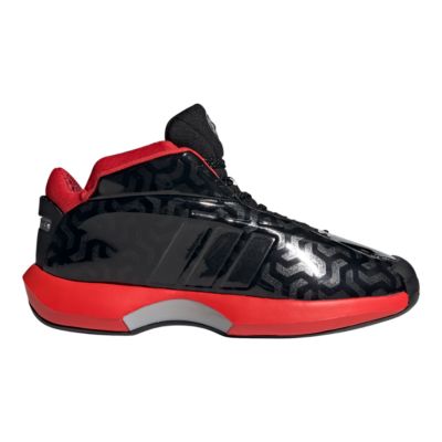 adidas black and red basketball shoes