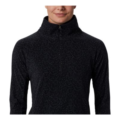 black half zip fleece