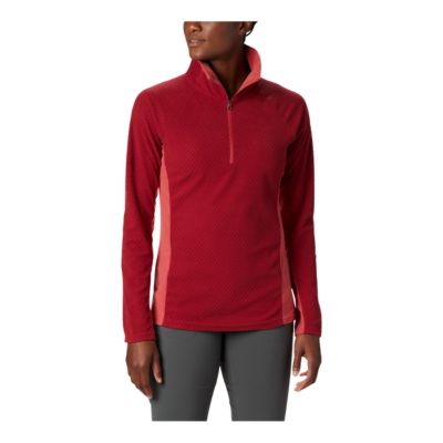 womens columbia fleece quarter zip