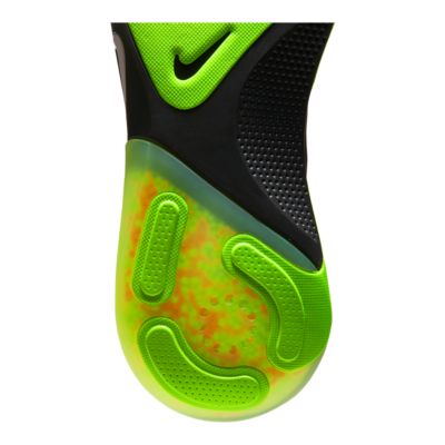 nike joyride run flyknit black electric green