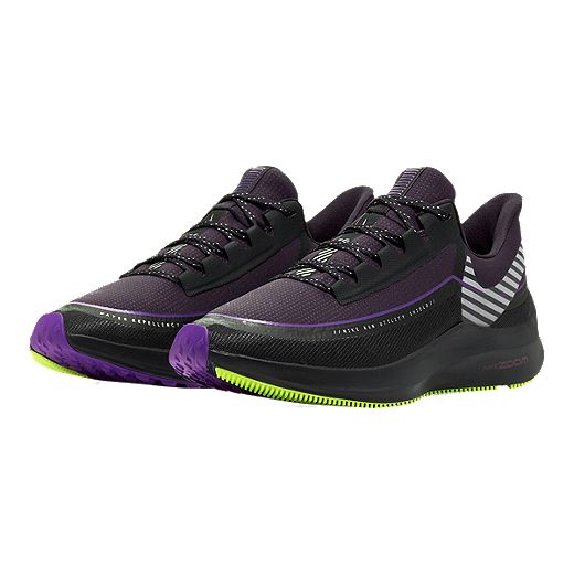 Nike Women's Zoom Winflo 6 Shield Running Shoes - Grey/Silver ...