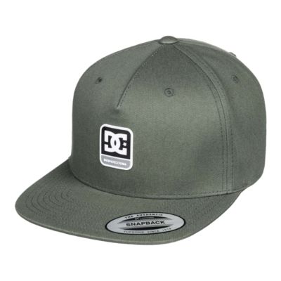 green and black dc hat