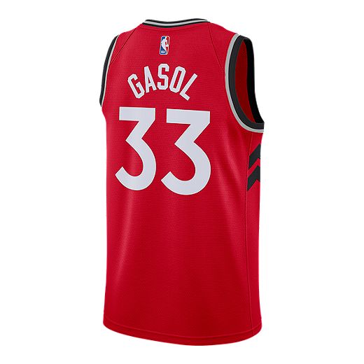 توم سوير Toronto Raptors Nike Men's Marc Gasol Swingman Icon Red Jersey ... توم سوير