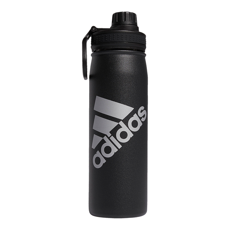 Adidas 20 oz Stainless Steel Water Bottle - Black/Silver | Sport Chek
