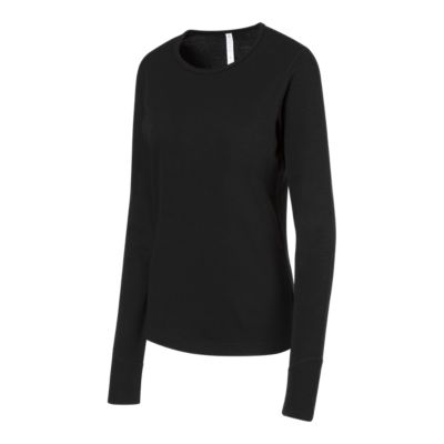 omni wool base layer crew top
