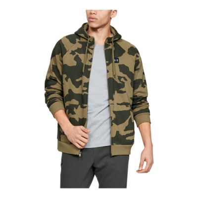 under armour camo fleece jacket