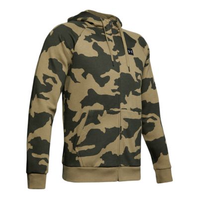 under armour men's camo full zip hoodie