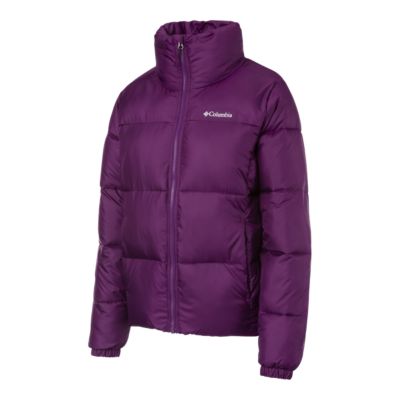 columbia purple puffer jacket