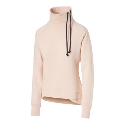 high collar sweatshirt womens