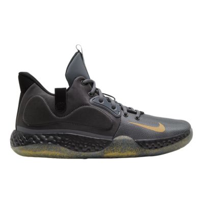 black and gold basketball sneakers