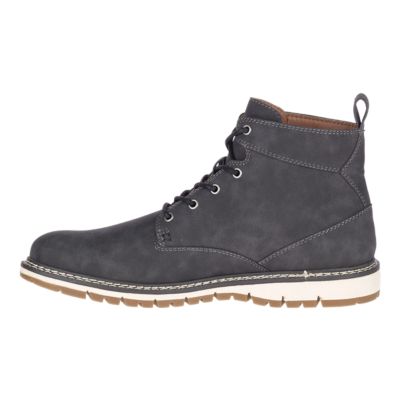 chukka work boots black