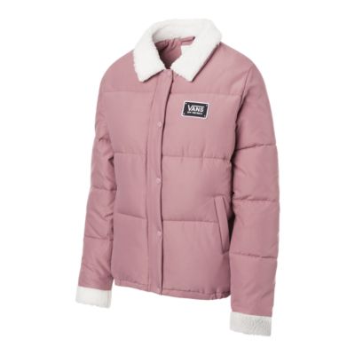 vans pink coat