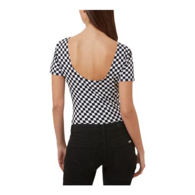 vans checkerboard bodysuit