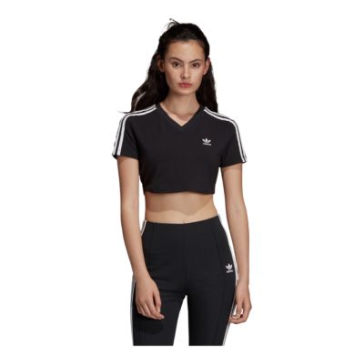 womens adidas crop t shirt