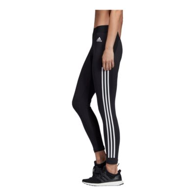 adidas womens 3 stripe leggings