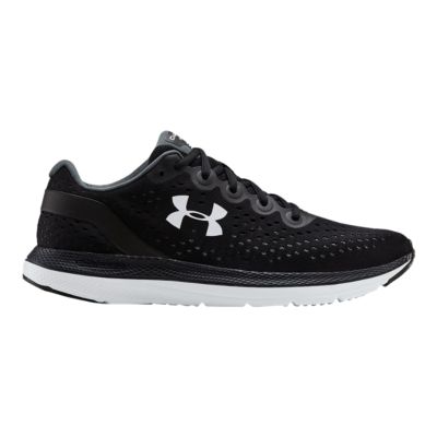 under armour black tennis shoes