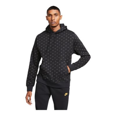 nike all over print swoosh crew sweatshirt