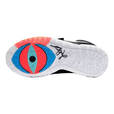 Sepatu Basket Nike Kyrie 6 High Black White Red Shopee