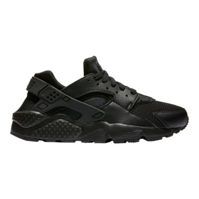 Huarache Run Grade School Shoes - Black 