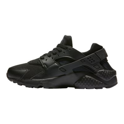 Huarache Run Grade School Shoes - Black 