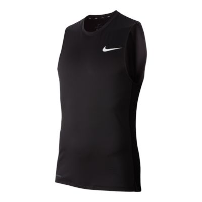 white nike compression tank