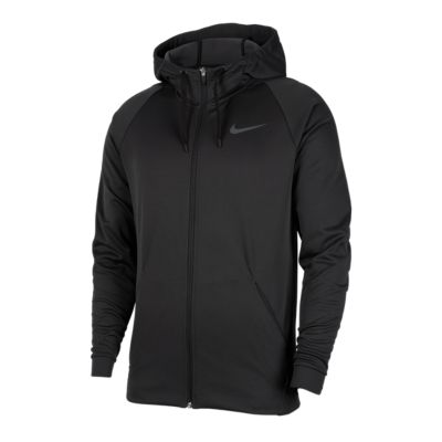 nike men's therma full zip basketball hoodie